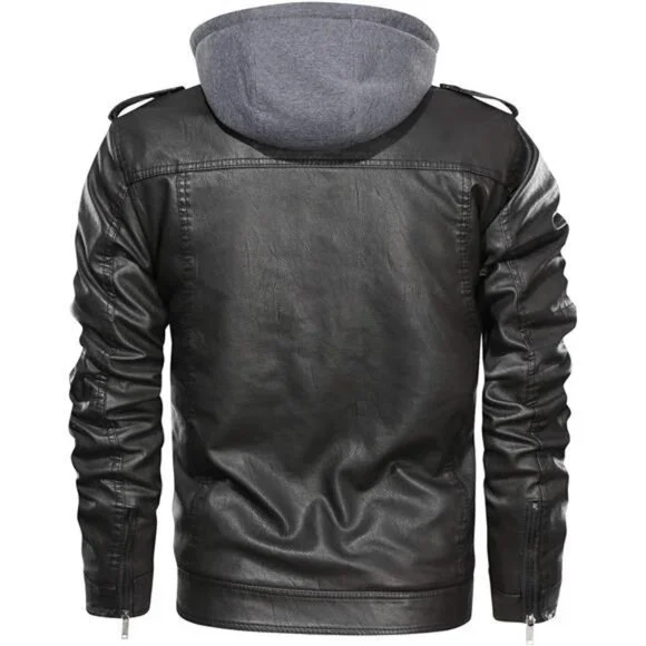 送料無料HOOD CREW Men’s Stand Collar Leather Jacket Casual Faux Leather Motorcycle Jacket Outerwear Coat with Zipper Pockets Black M並行輸入 HOOD CREW Men\u0027s Casual Stand Collar PU Faux Dominican Republic | Ubuy